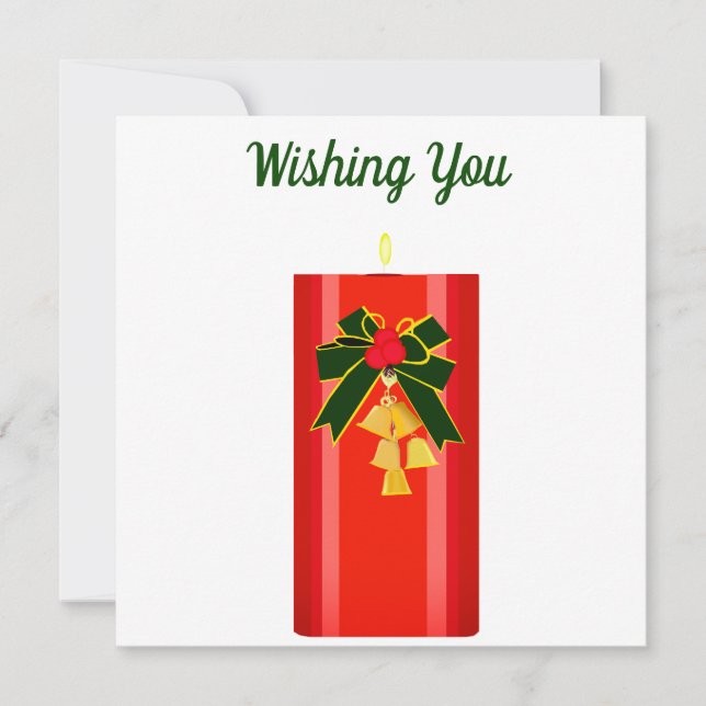 Tarjeta de temporada navideña joyous (Anverso)