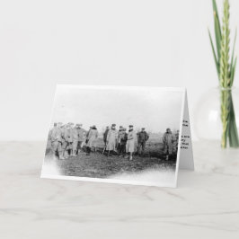 Tarjeta de temporada navideña Truce para navidades