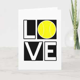 Tarjeta de tenis AMOR en caja