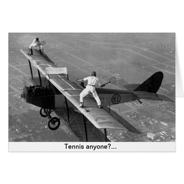 Tarjeta de "Tennis Any" (Anverso (Horizontal))