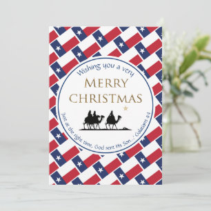 TARJETA DE TEXAS Tres Reyes Magos Navidad TEXANA