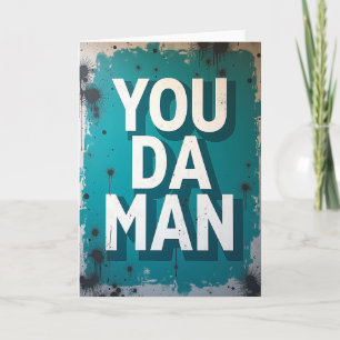 Tarjeta de texto del Día del Padre en negrita