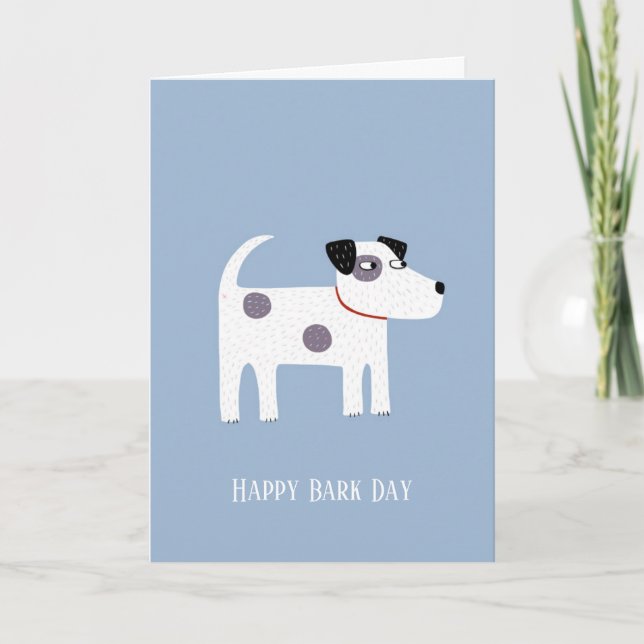 Tarjeta de texto Jack Russell Terrier Dog Personal (Anverso)