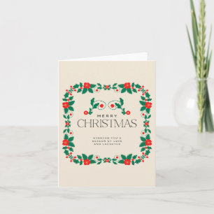 Tarjeta de texto simple para Navidades