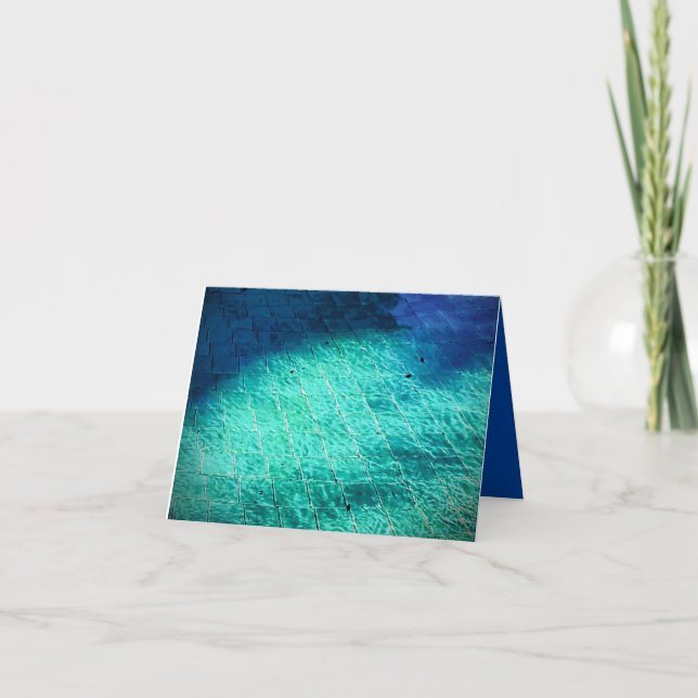 Tarjeta de textura de agua (Anverso)