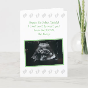 Tarjeta De The Bump: Cute Esperaba El Cumpleaños De Papá