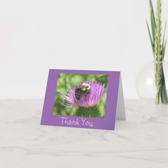 Tarjeta De Thistle Thistle Thankyou (Anverso)