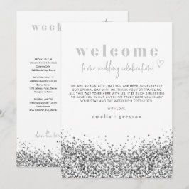 Tarjeta de tiempo de la carta de bienvenida REGINA