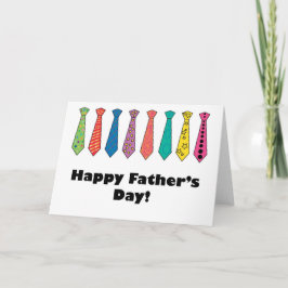 Tarjeta de tiempo del día del padre