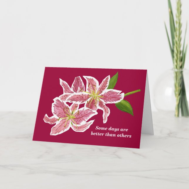 Tarjeta de tiempo difícil (Anverso)