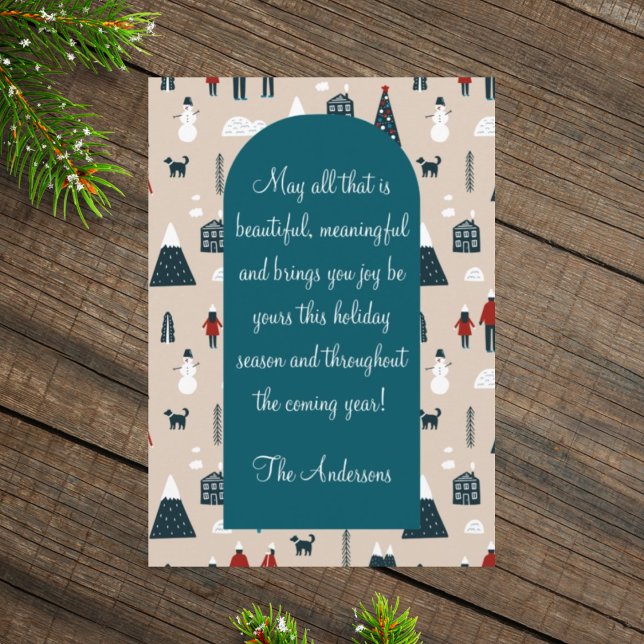 Tarjeta de tiempo para Navidades de ilustracion de (Subido por el creador)