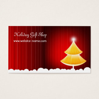 Tarjeta de tienda de regalos para navidades