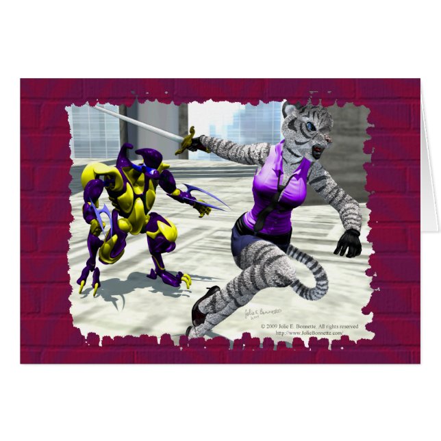 Tarjeta de tigres de carga (Anverso (Horizontal))