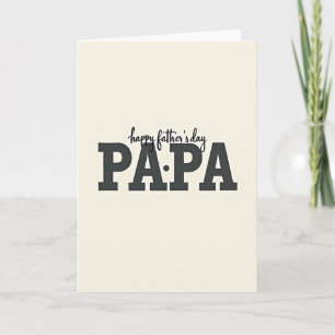 Tarjeta de Tipo Día del Padre Amoroso