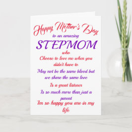 Tarjeta de tipografía blanca del Día de la Madre