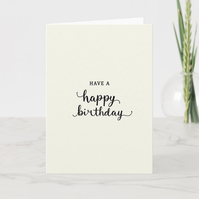 Tarjeta de Tipografía Refinada (Anverso)