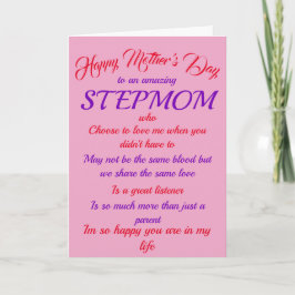 Tarjeta de tipografía rosa del Día de la Madre