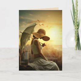 TARJETA DE TODA OCASIÓN DEL chica THINKER BLANK