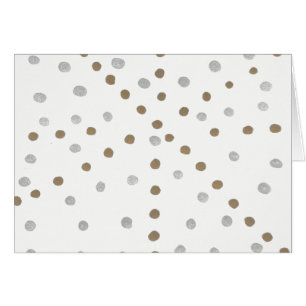 Tarjeta de todas las ocasiones con puntos de plata