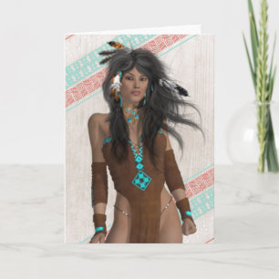 Tarjeta de todas las ocasiones de la empleada indi