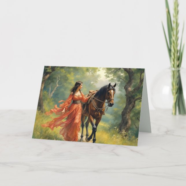 TARJETA DE TODAS LAS OCASIONES DE LADY Y STEED BLA (Anverso)