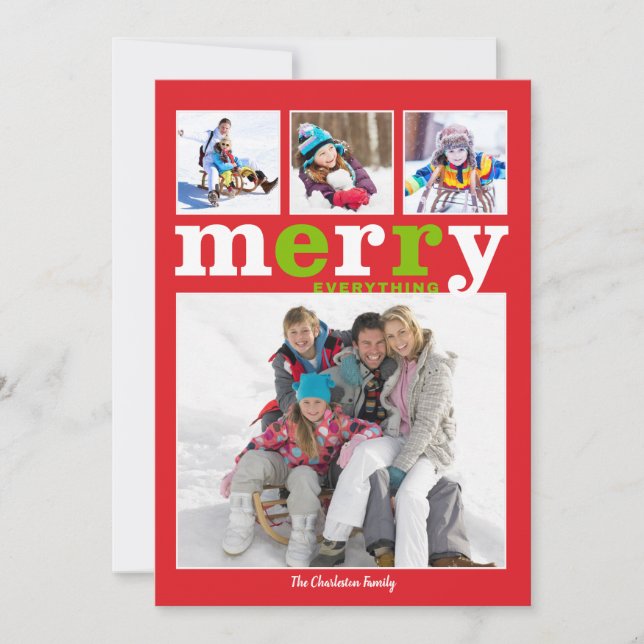 Tarjeta de todo - Feliz (Anverso)