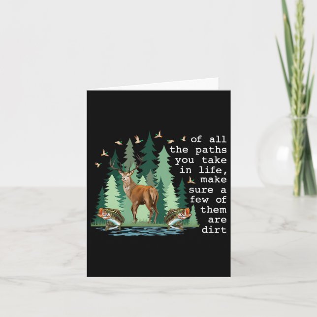 Tarjeta De Todos Los Caminos Que Toma En La Vida, Asegúrat (Anverso)