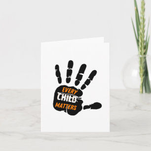 Tarjeta De Todos Los Niños _ Día Del Naranja Pegatina