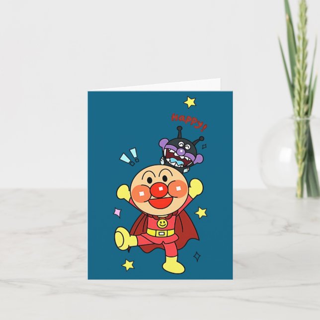 Tarjeta De todos modos Anpanman Nuevo  (Anverso)