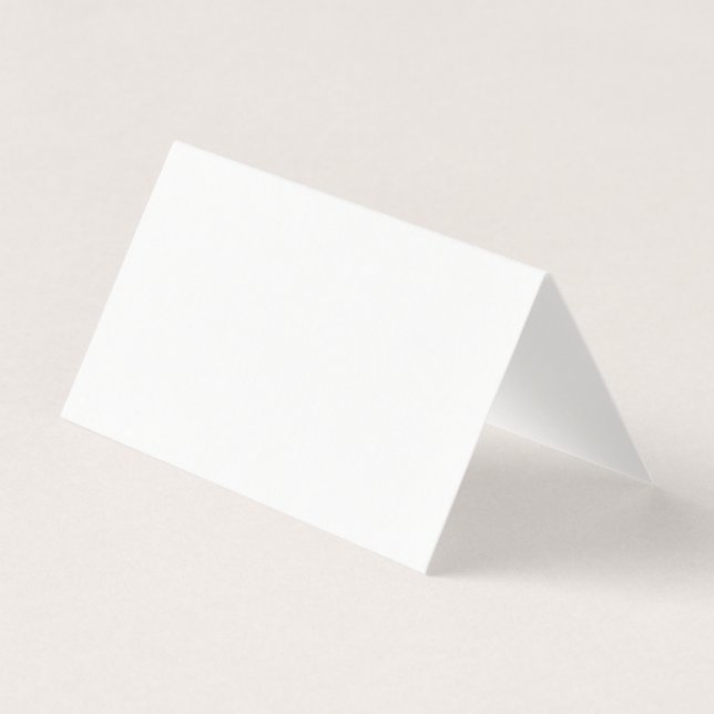 Tarjeta de Toldo Blanca Doblada (Anverso)