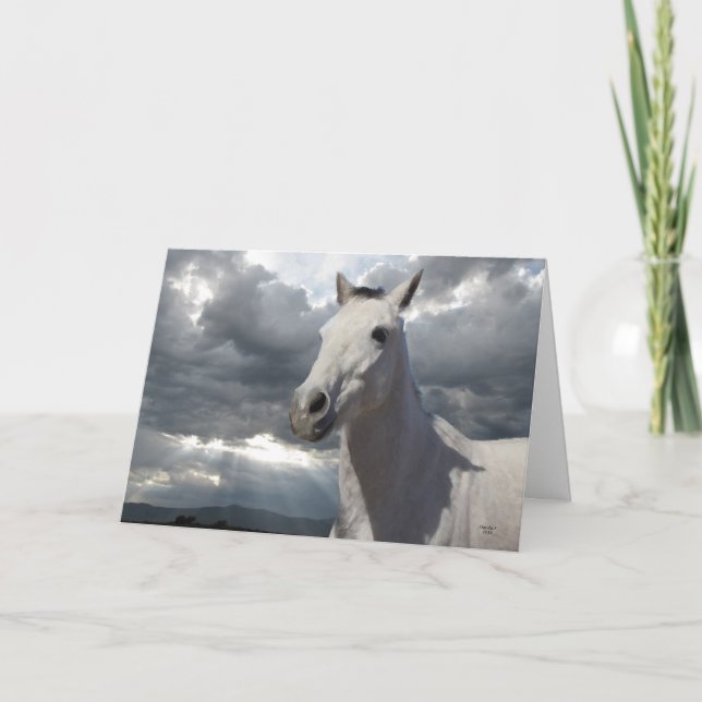 Tarjeta de Tormenta de Caballo de Aliento - Occide (Anverso)