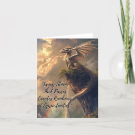 Tarjeta de tormentas de paso