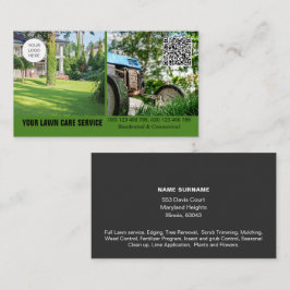 Tarjeta de trabajo de cuidado del abogado con foto