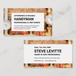 Tarjeta de trabajo Handyman - Guía del agua
