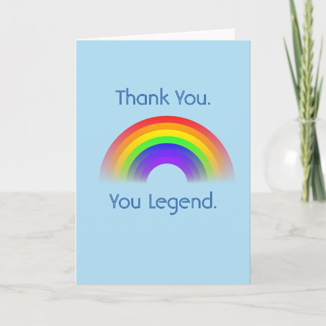 Tarjeta de trabajo principal/NHS de agradecimiento (Anverso)