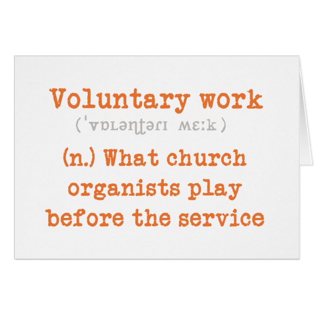 Tarjeta de trabajo voluntaria (Anverso (Horizontal))