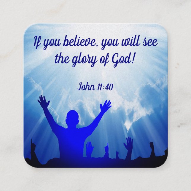 Tarjeta de tracto de gospel (Anverso)