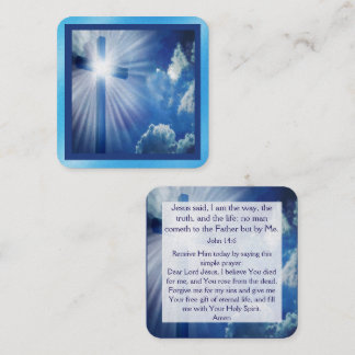 Tarjeta de tracto de gospel