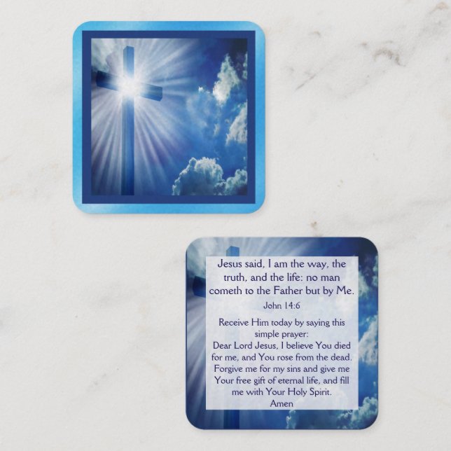 Tarjeta de tracto de gospel (Anverso / Reverso)