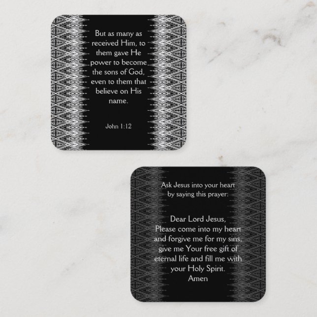 Tarjeta de tracto de gospel (Anverso / Reverso)