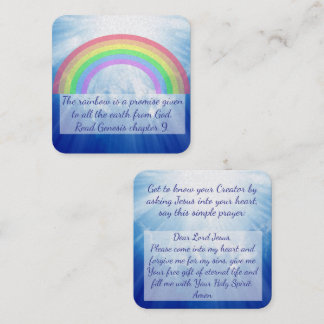 Tarjeta de tracto de gospel