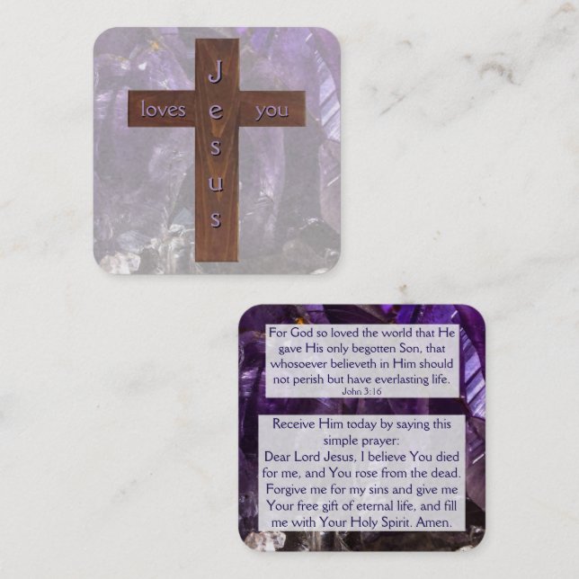 Tarjeta de tracto de gospel (Anverso / Reverso)