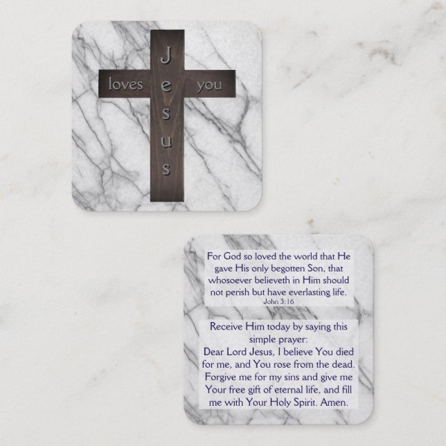 Tarjeta de tracto de gospel (Anverso / Reverso)