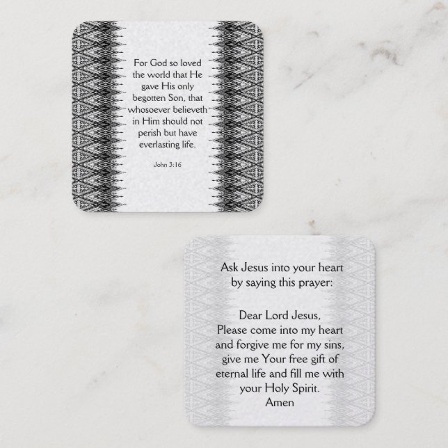 Tarjeta de tracto de gospel (Anverso / Reverso)