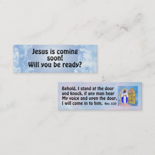Tarjeta de tracto de gospel
