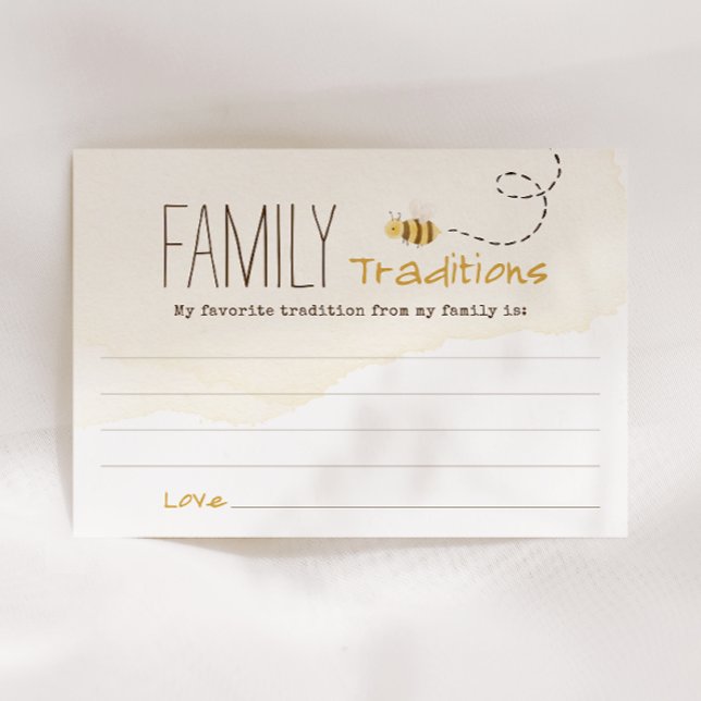 Tarjeta de tradiciones familiares de la familia de (Subido por el creador)