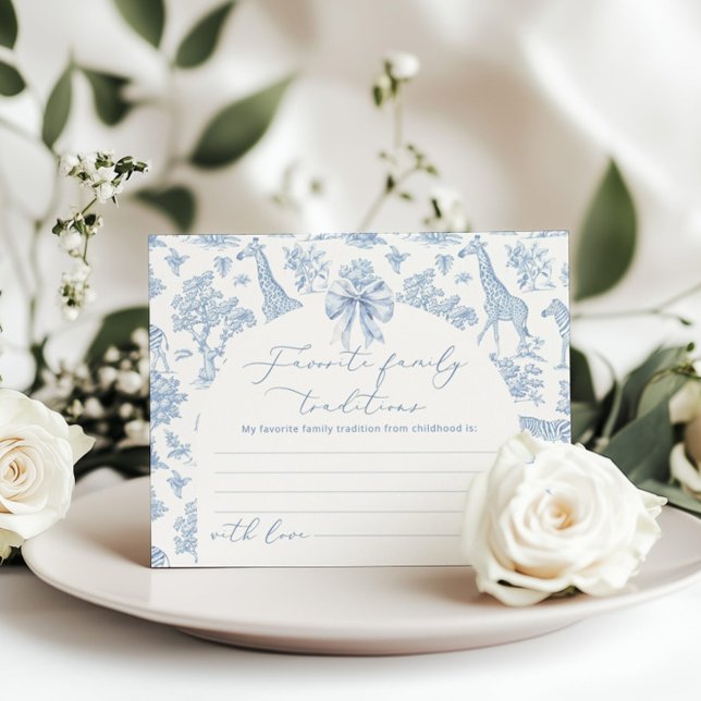 Tarjeta de tradiciones familiares favoritas de Saf (Subido por el creador)