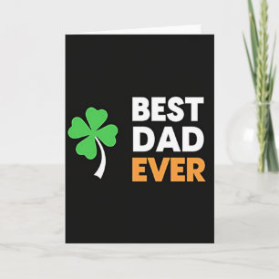 Tarjeta de Trébol del Mejor Papá del Mundo
