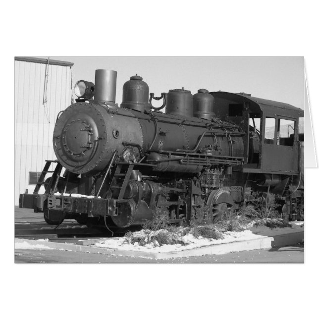 Tarjeta de tren de vapor 5x7 (Anverso (Horizontal))