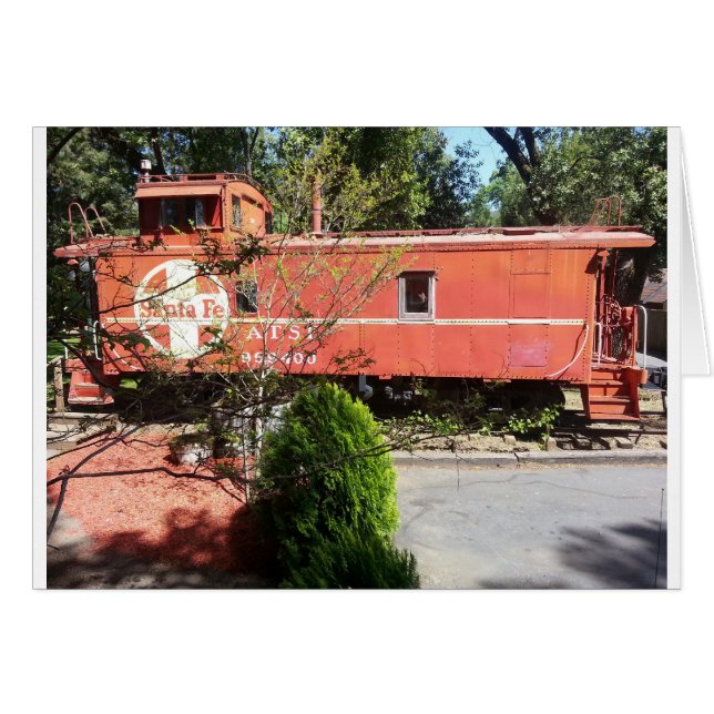 Tarjeta de tren (en blanco dentro) (Anverso (Horizontal))